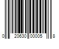 Barcode Image for UPC code 020630000058