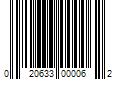 Barcode Image for UPC code 020633000062