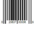 Barcode Image for UPC code 020637000068