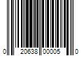 Barcode Image for UPC code 020638000050