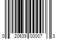 Barcode Image for UPC code 020639000073