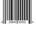 Barcode Image for UPC code 020640000024