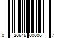 Barcode Image for UPC code 020645000067