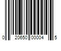 Barcode Image for UPC code 020650000045