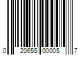 Barcode Image for UPC code 020655000057