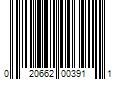 Barcode Image for UPC code 020662003911