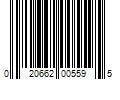 Barcode Image for UPC code 020662005595