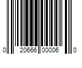 Barcode Image for UPC code 020666000060