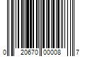 Barcode Image for UPC code 020670000087