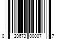 Barcode Image for UPC code 020673000077