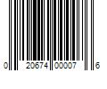 Barcode Image for UPC code 020674000076