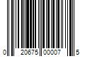 Barcode Image for UPC code 020675000075