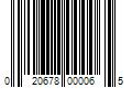 Barcode Image for UPC code 020678000065