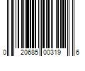 Barcode Image for UPC code 020685003196