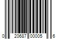 Barcode Image for UPC code 020687000056