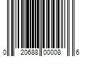 Barcode Image for UPC code 020688000086