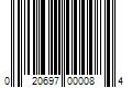 Barcode Image for UPC code 020697000084