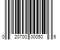 Barcode Image for UPC code 020700000506