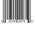 Barcode Image for UPC code 020700000759