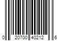 Barcode Image for UPC code 020700402126