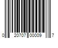 Barcode Image for UPC code 020707000097