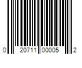 Barcode Image for UPC code 020711000052