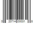 Barcode Image for UPC code 020714000318