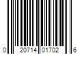 Barcode Image for UPC code 020714017026