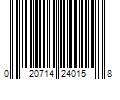 Barcode Image for UPC code 020714240158