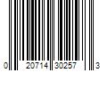 Barcode Image for UPC code 020714302573