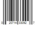 Barcode Image for UPC code 020714330927