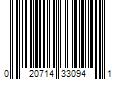 Barcode Image for UPC code 020714330941