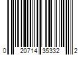 Barcode Image for UPC code 020714353322