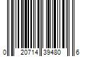 Barcode Image for UPC code 020714394806