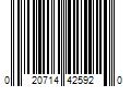 Barcode Image for UPC code 020714425920