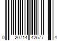 Barcode Image for UPC code 020714426774