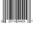 Barcode Image for UPC code 020714494247