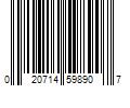 Barcode Image for UPC code 020714598907