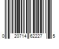 Barcode Image for UPC code 020714622275