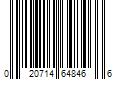 Barcode Image for UPC code 020714648466