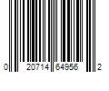 Barcode Image for UPC code 020714649562