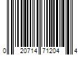 Barcode Image for UPC code 020714712044