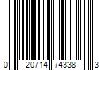 Barcode Image for UPC code 020714743383