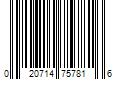 Barcode Image for UPC code 020714757816