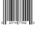 Barcode Image for UPC code 020714770020