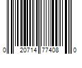 Barcode Image for UPC code 020714774080