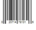 Barcode Image for UPC code 020714781316