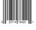 Barcode Image for UPC code 020714784201