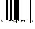 Barcode Image for UPC code 020714817725