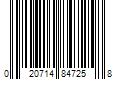 Barcode Image for UPC code 020714847258